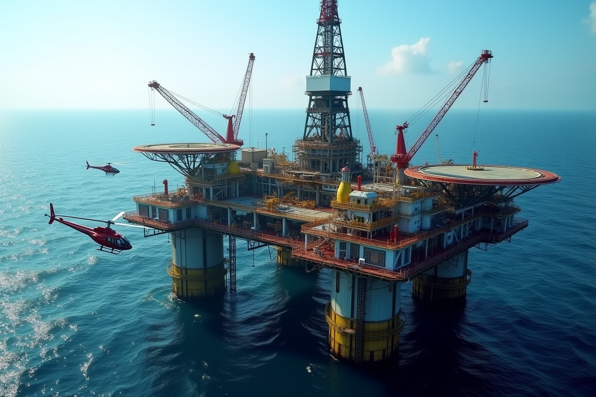 plateforme pétrolière
